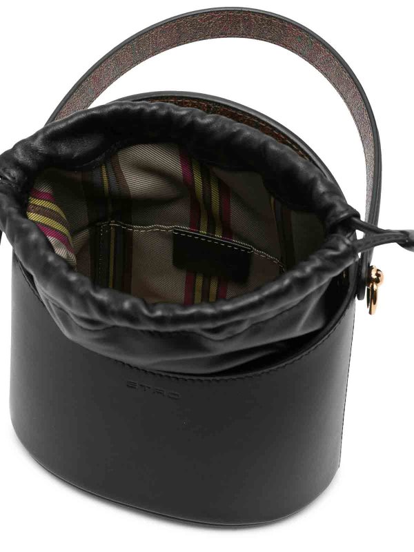 Bucket-Bag - Schwarz shop online: ETRO