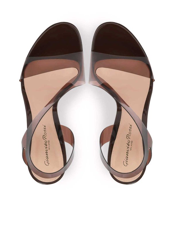 サンダル - ブラウン shop online: Gianvito Rossi