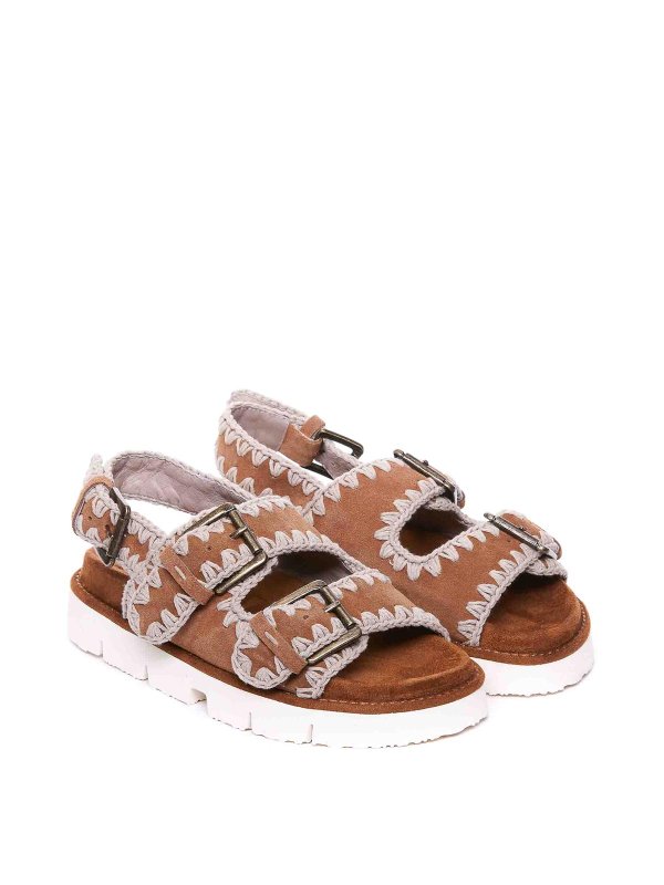 サンダル - ブラウン shop online: MOU