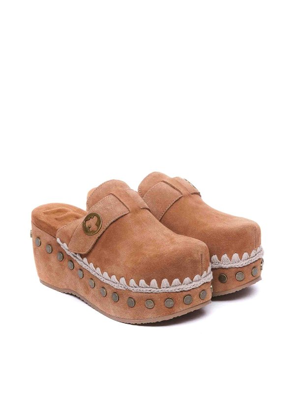 ミュール - ブラウン shop online: MOU