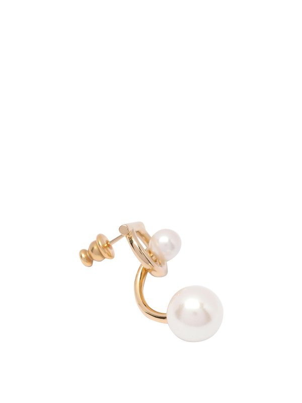 FERRAGAMO: Orecchini online - Orecchini Gancini Perle