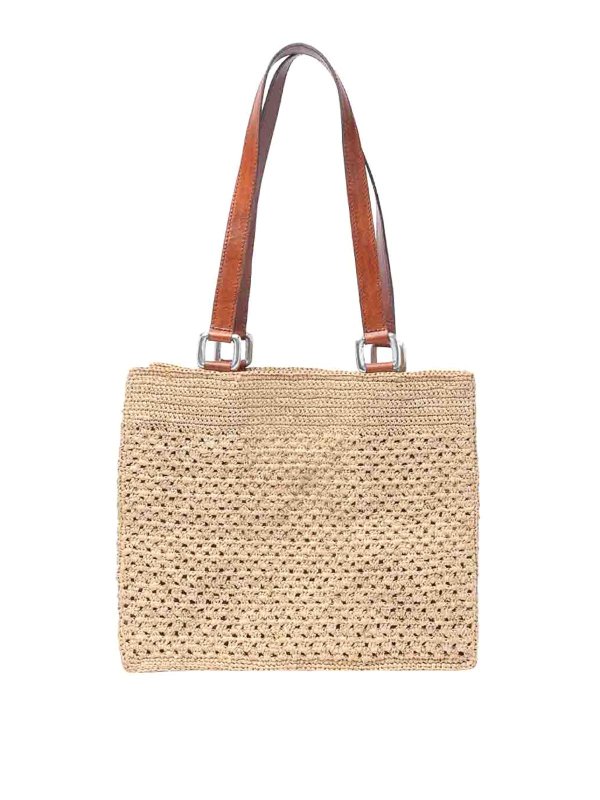 IBELIV: ショルダーバッグ - ショルダーバッグ - ベージュ