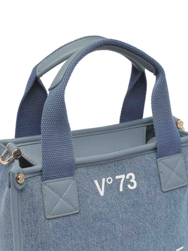 トートバッグ V 73 RESPONSABILITY BIS TOTE BAG V°73 Responsability Bis Tote Bag | Blue | FARFETCH JO