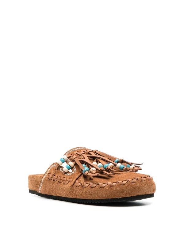 ALANUI: mules shoes online - Suede mules