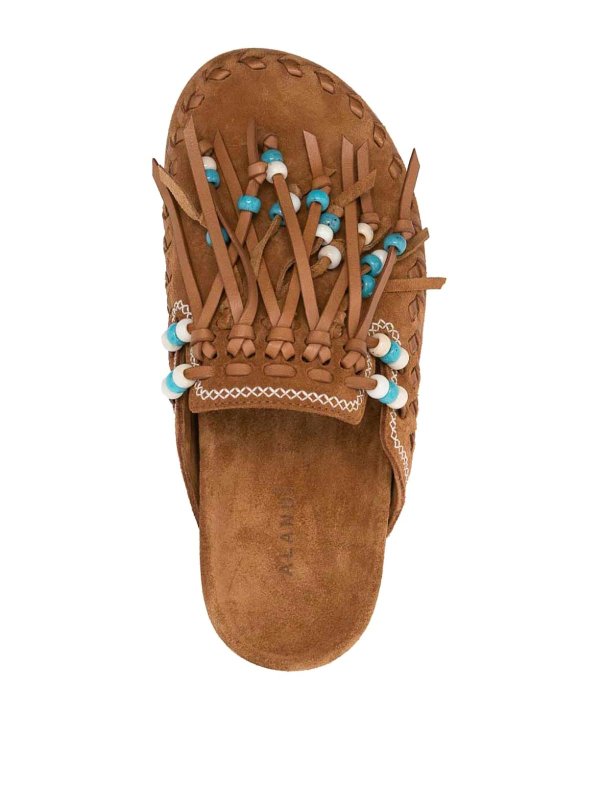 Suede mules shop online: ALANUI