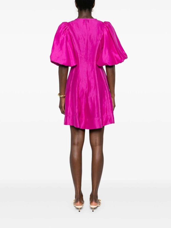 The Best Shops AJE: short dresses - Dusk Puff Sleeve Mini Dress