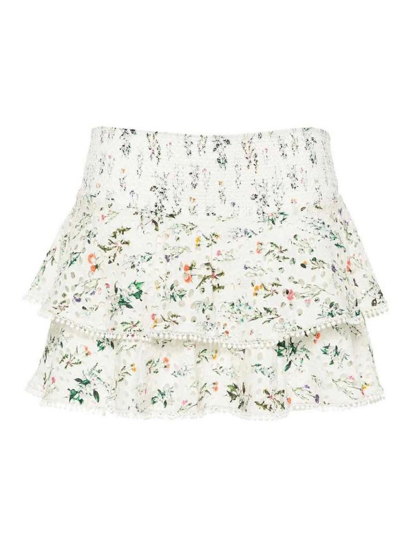 ALICE+OLIVIA: Knielange und Midi Röcke - Midirock - Weiß