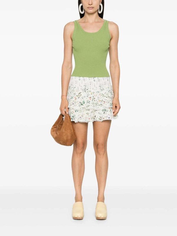 The Best Shops ALICE+OLIVIA: Knielange und Midi Röcke - Midirock - Weiß