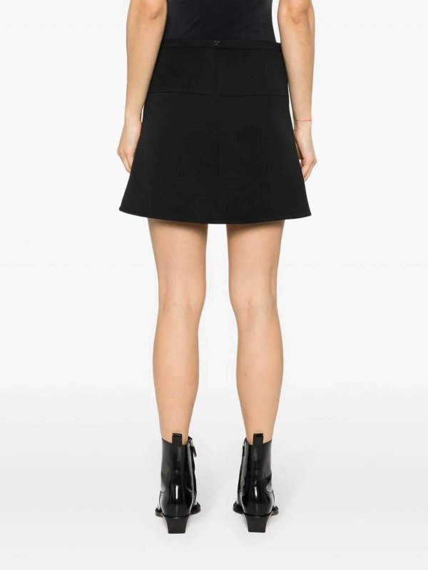 ミニスカート - 黒 shop online: Courreges