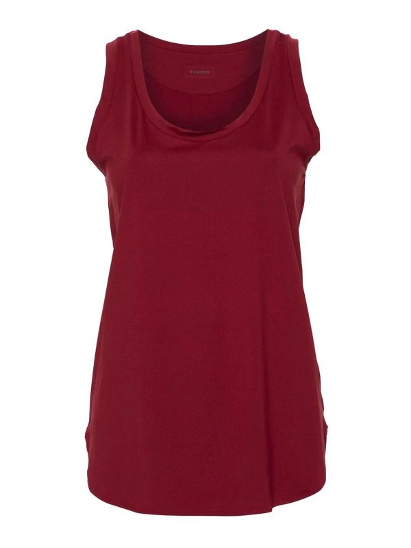 FISICO: Tops und Tank Tops - Top - Dunkelrot