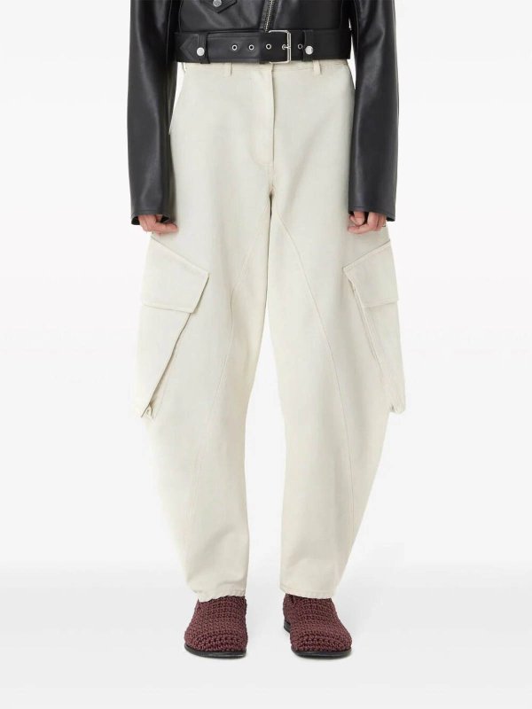 J.W. ANDERSON: casual trousers online - Twisted Cargo Trousers