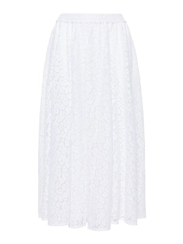 MICHAEL KORS: Knielange und Midi Röcke - Midirock - Weiß