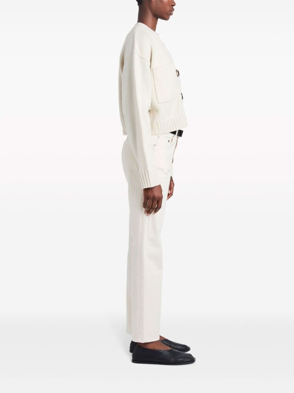 Proenza Schouler: Jeans à jambe droite online - Jean Droit - Beige