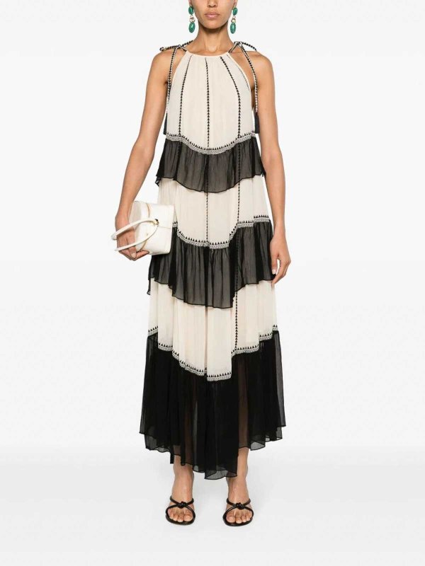 The Best Shops ULLA JOHNSON: Maxikleider - Maxikleid - Weiß