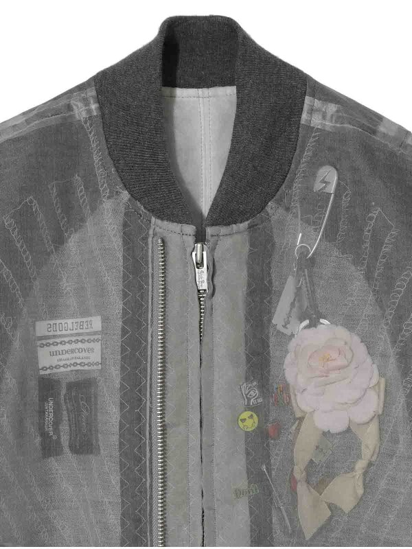 The Best Shops UNDERCOVER: Bomberjacken - Bomberjacke - Grau