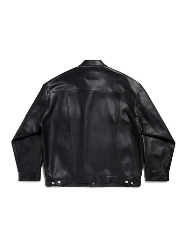 BALENCIAGA: leather jacket online - Leather Jacket