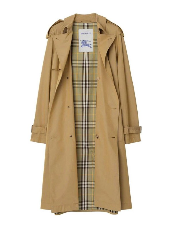BURBERRY: Gabardinas online - Gabardina - Beis