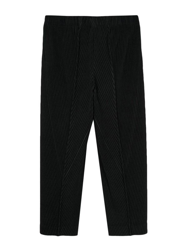 Homme Plissé Issey Miyake カジュアルパンツ - 黒|HP46JF13515