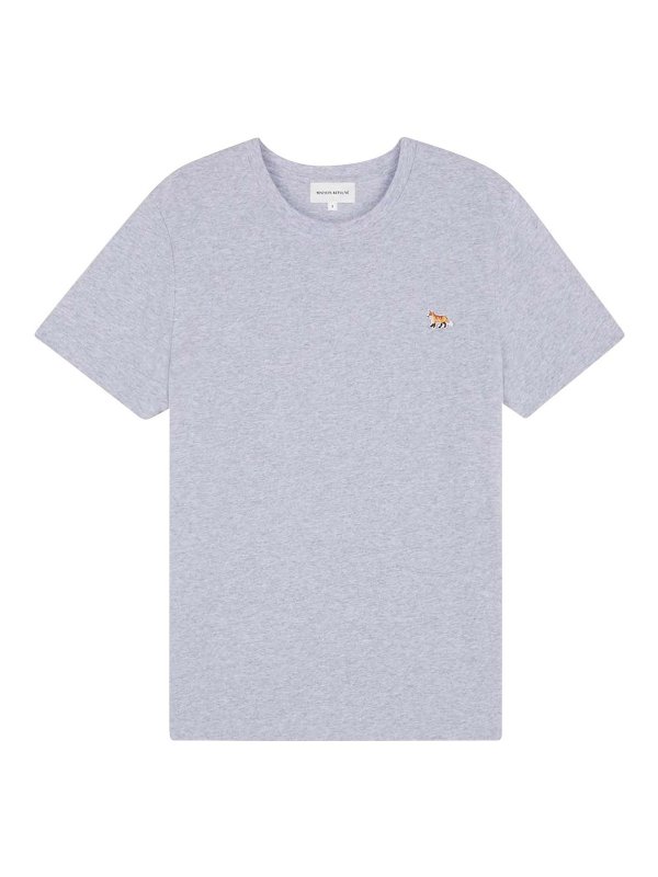 MAISON KITSUNÉ: t-shirt - T-shirt con patch