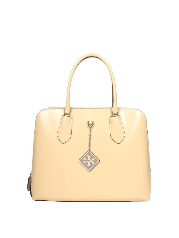 TORY BURCH: Bowling - Bowling Tasche - Beige