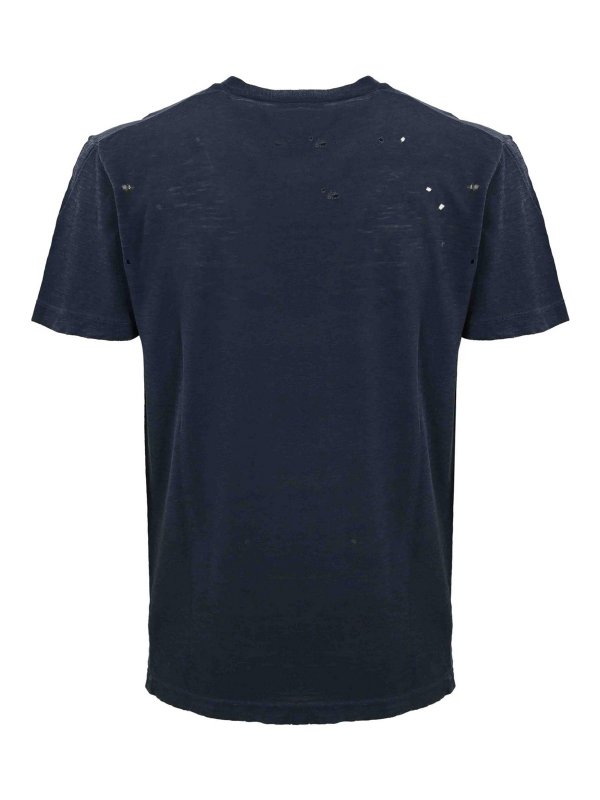 DSQUARED2: T-shirts online - T-Shirt - Bleu