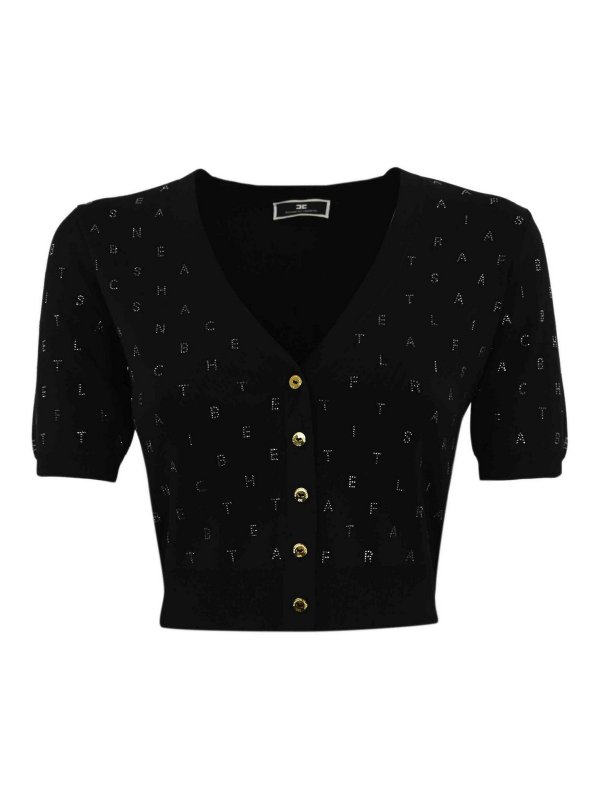 ELISABETTA FRANCHI: cardigan - Cardigan in viscosa stretch