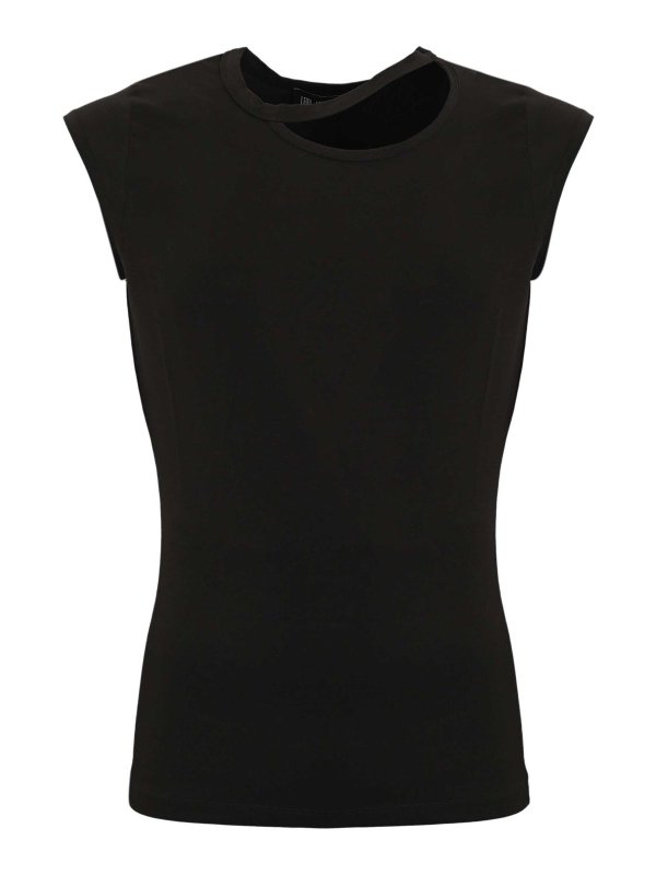 LGN LOUIS GABRIEL NOUCHI: Camisetas - Camiseta - Marrón Oscuro