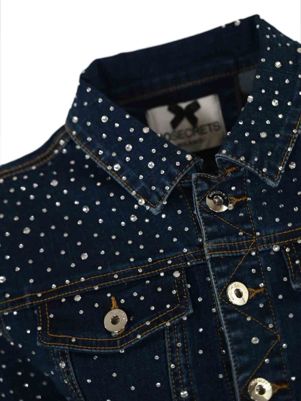 The Best Shops NO SECRETS: denim jacket - Diamond Cascade Denim Jacket