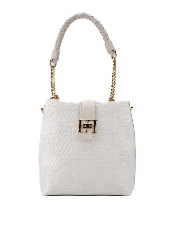 ELISABETTA FRANCHI: cross body bags - Raffia Bag