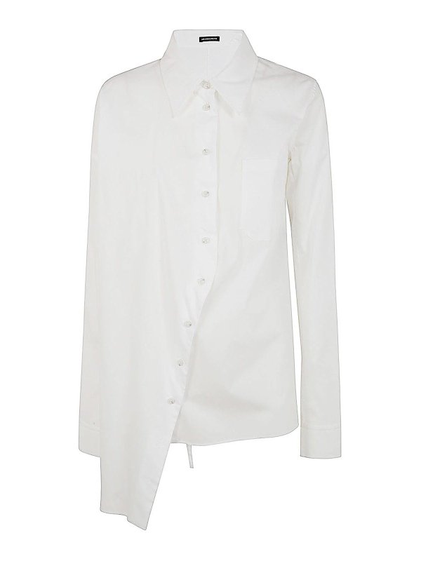 ANN DEMEULEMEESTER: camicie - Camicia Jula in popeline
