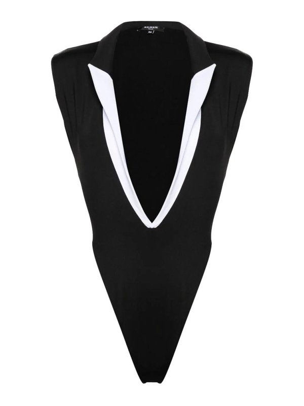 Balmain: Bañadores - Bañador - Negro