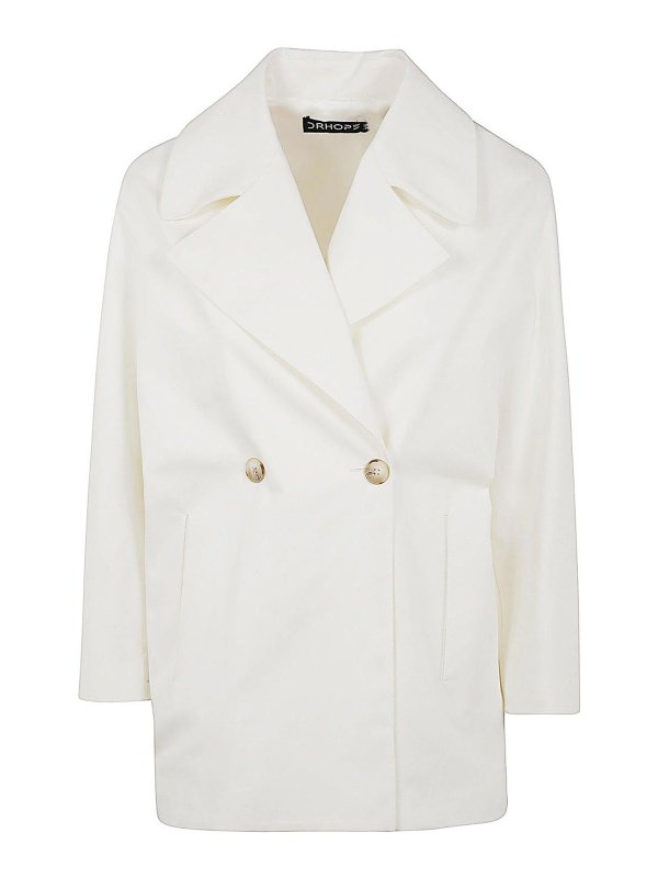 DRHOPE: knee length coats - Wide Caban