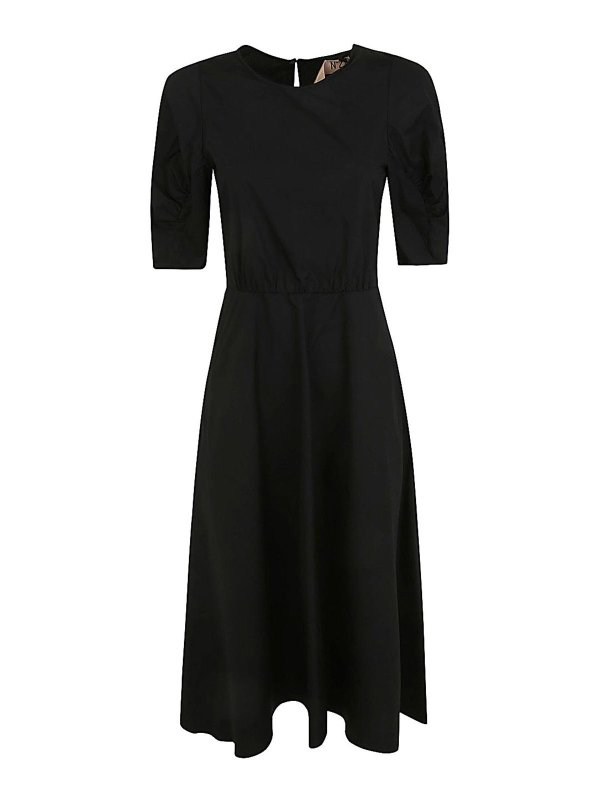 N°21: ニーレングスドレス - 膝丈ドレス - 黒