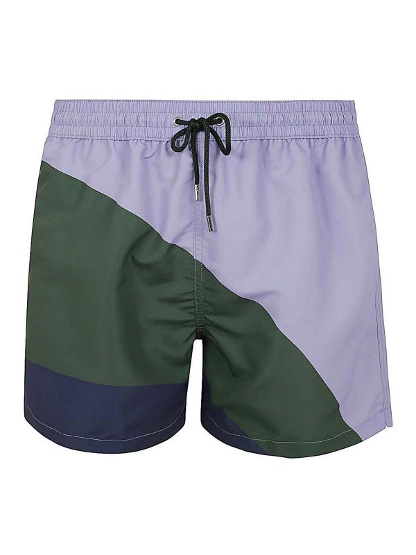 PAUL SMITH: 水着 - スイムショーツ/スイムトランクス - ピンク