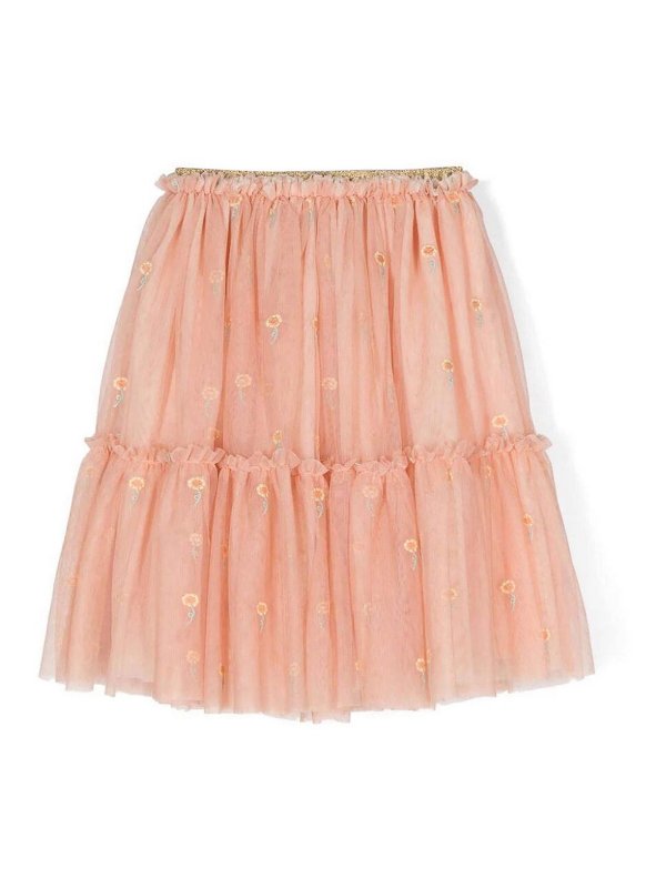 The Best Shops Stella McCartney Kids: ニーレングススカート＆ミディ丈 - 膝丈/ミディスカート - ピンク