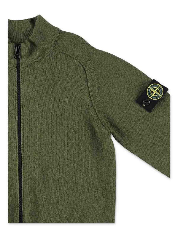 Stone Island Junior: Pull col rond online - Pull Col Rond - Vert