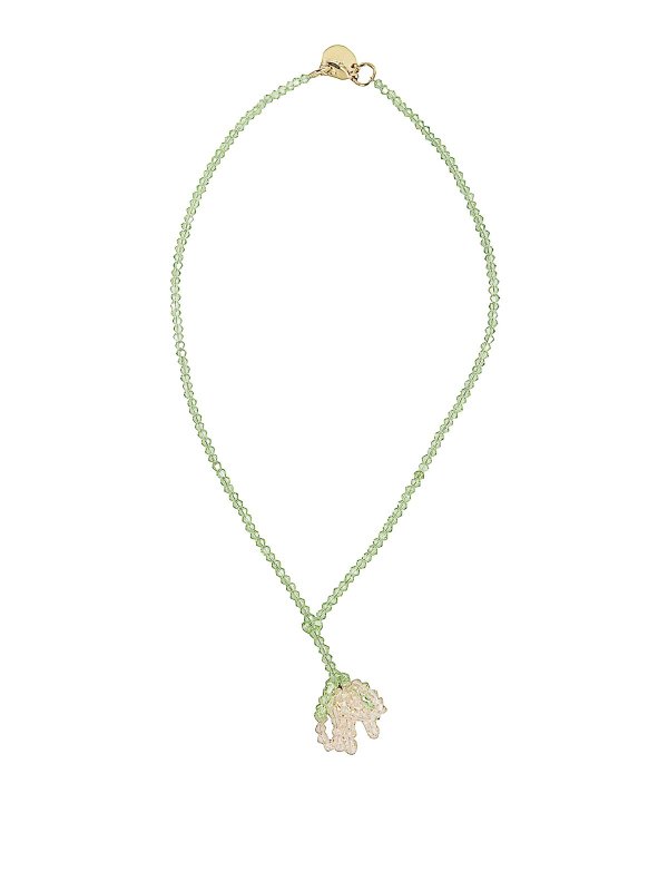 SIMONE ROCHA: Necklaces & Chokers - Crystal flower necklace