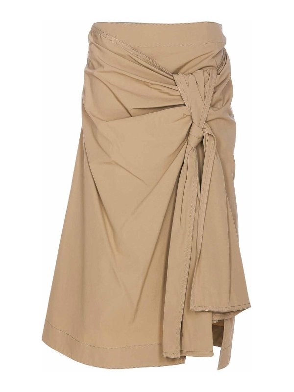 BOTTEGA VENETA: Knee length skirts & Midi - Compact Skirt