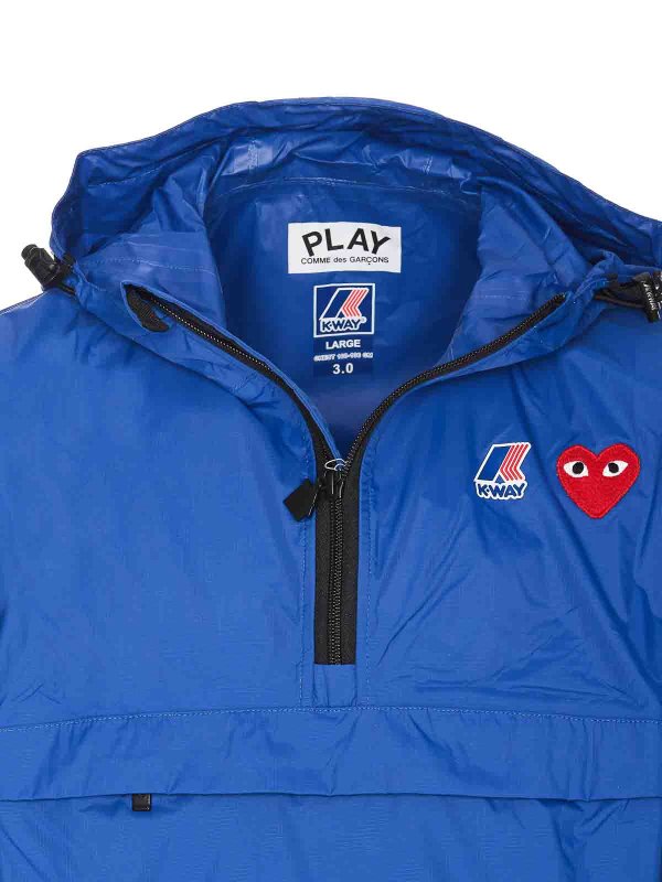 カジュアルジャケット - ブルー shop online: COMME DES GARCONS