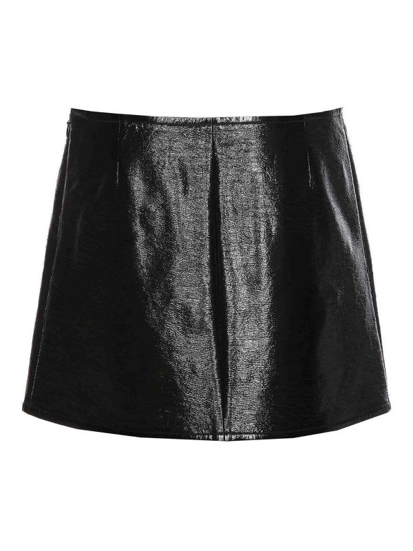 Courreges: Mini jupes online - Mini Jupe - Noir