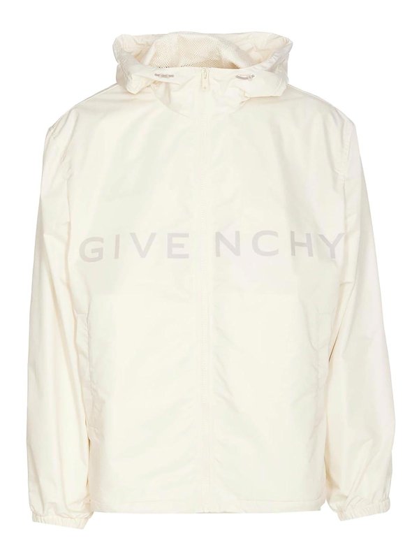 GIVENCHY: casual jackets - Logo Windbreaker Jacket