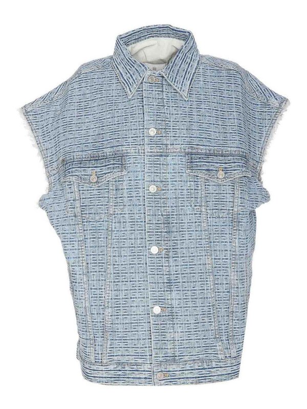 GIVENCHY: Westen - Weste - Blau