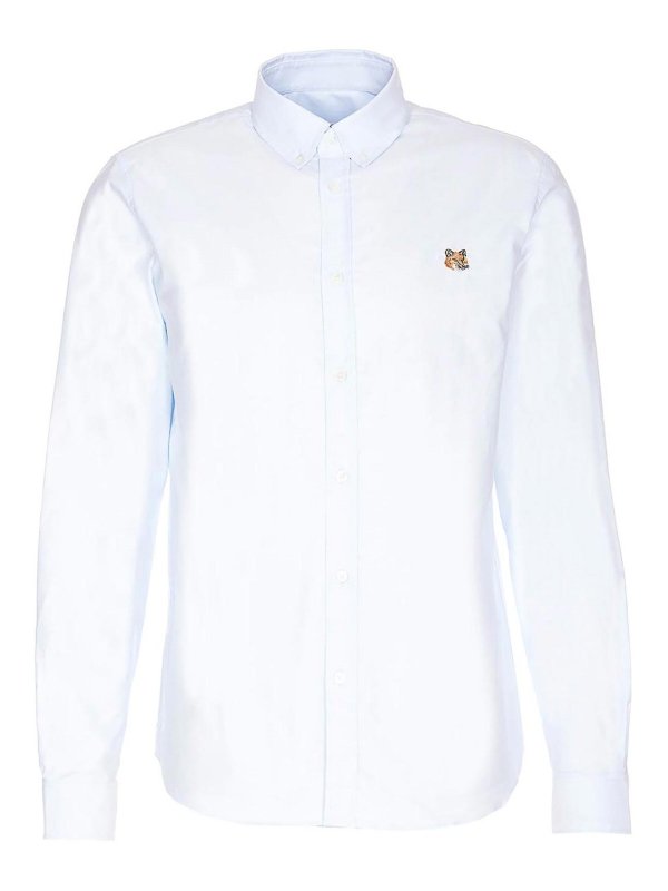 MAISON KITSUNÉ: Hemden - Hemd - Blau