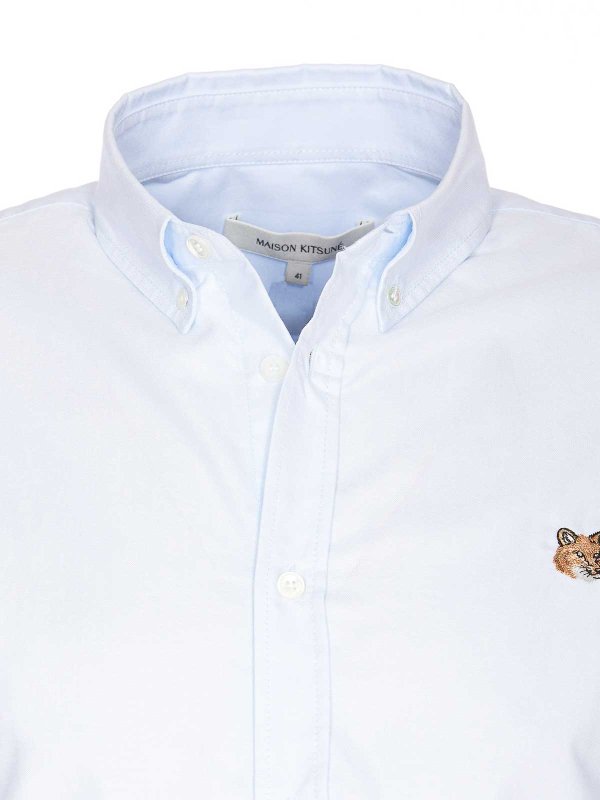 Hemd - Blau shop online: MAISON KITSUNÉ