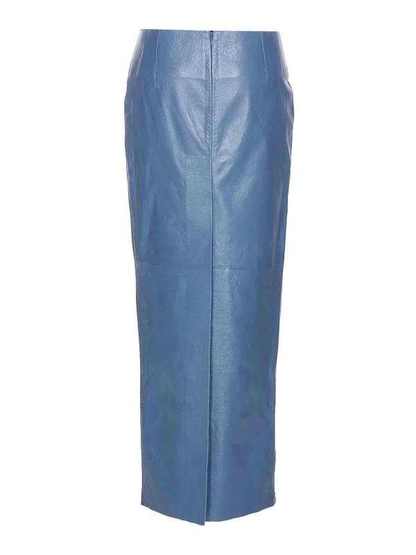 Marni: ロングシャツ online - ロングスカート - ブルー