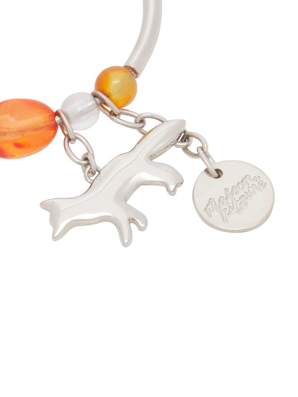 MAISON KITSUNÉ: Earrings online - Profile Fox & Beads Earrings