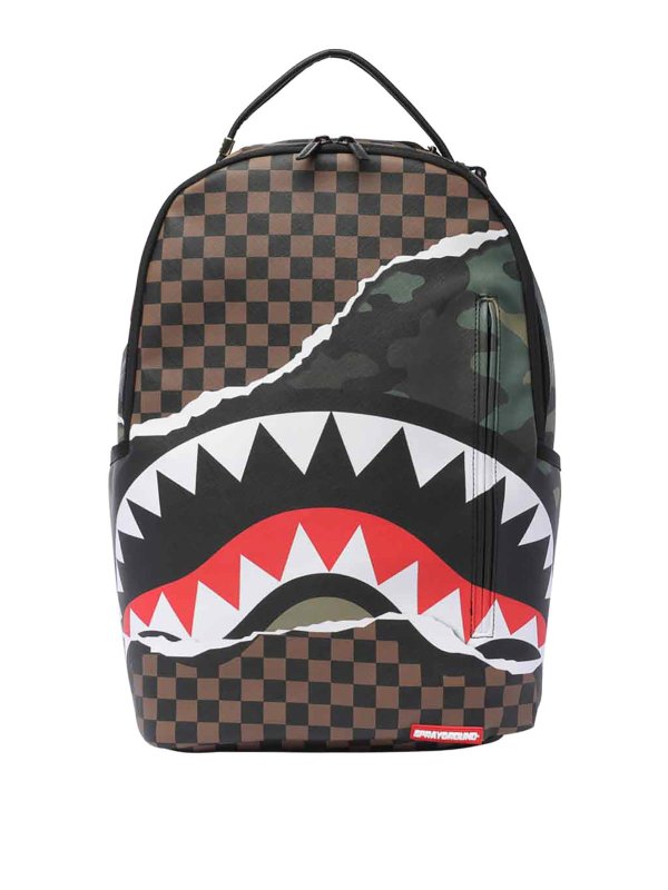 SPRAYGROUND: backpacks - Tear It Up Camo Backpack