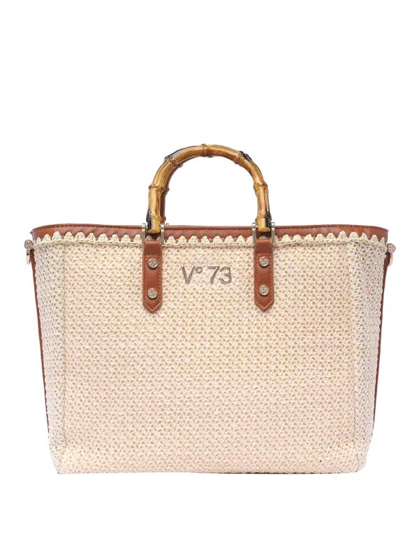 v°73: トートバッグ - トートバッグ - ベージュ