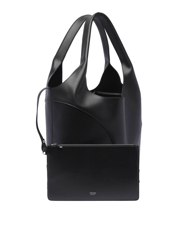 ショルダーバッグ - 黒 shop online: FERRAGAMO