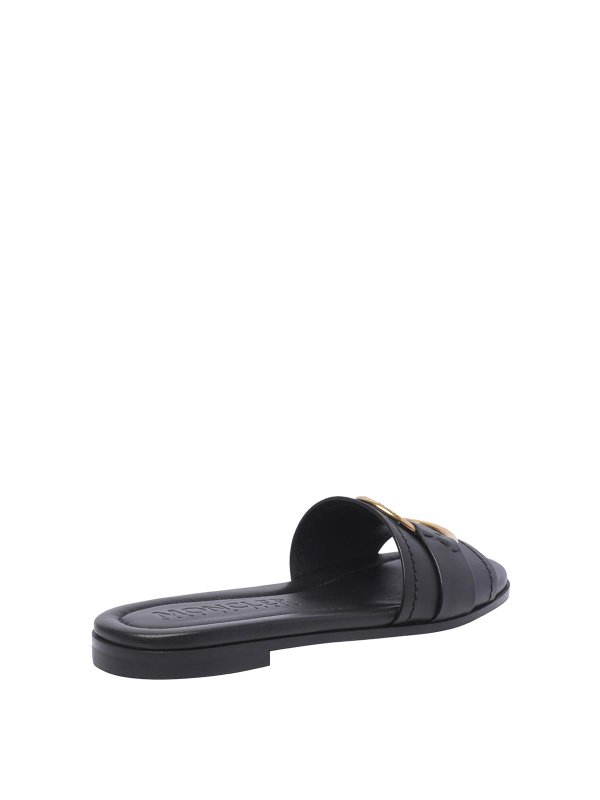 The Best Shops MONCLER: sandals - Leather sandals